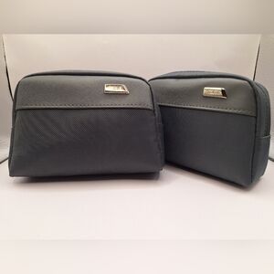Tumi Gray Cosmetic Bags Set
